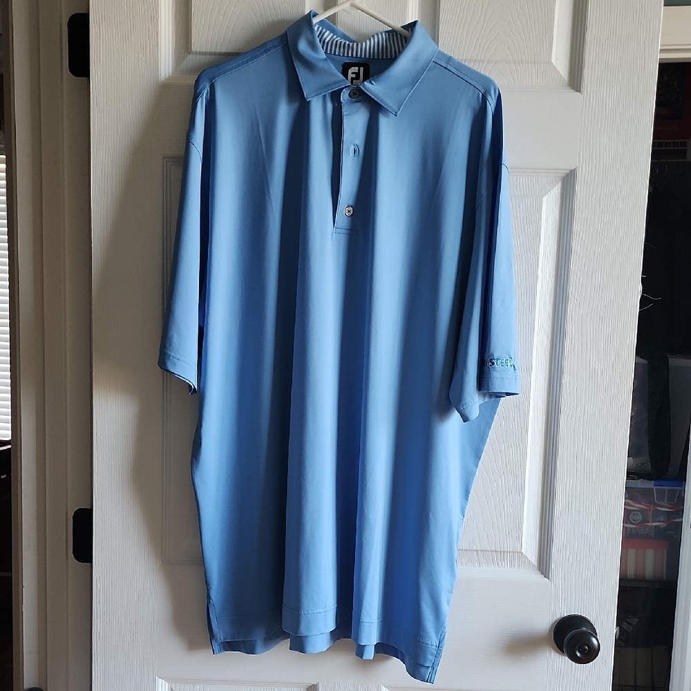 Foot Joy Men's Blue Polo Shirt